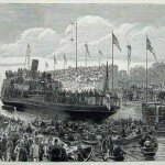 Official opening of the new lock gates in 1881