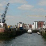 The lock gates today